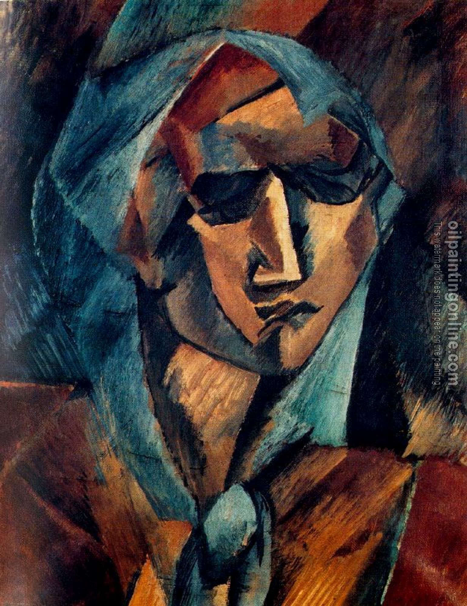 Georges Braque - Head of a Woman